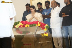 Family and Friends pay last respects to Nandamuri Taraka Ratna