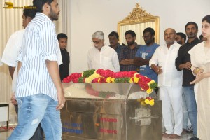 Family and Friends pay last respects to Nandamuri Taraka Ratna