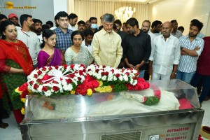 Family and Friends pay last respects to Nandamuri Taraka Ratna