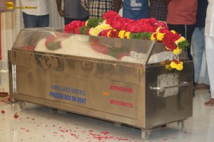 Family and Friends pay last respects to Nandamuri Taraka Ratna