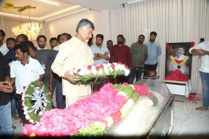 Family and Friends pay last respects to Nandamuri Taraka Ratna