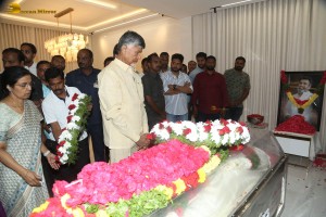 Family and Friends pay last respects to Nandamuri Taraka Ratna