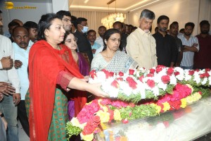 Family and Friends pay last respects to Nandamuri Taraka Ratna
