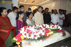 Family and Friends pay last respects to Nandamuri Taraka Ratna