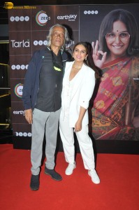 Tarla Screening attended by Huma Qureshi, Sharib Hashmi, Anupam Kher, Karishma Tanna, and others