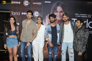 Tarla Screening attended by Huma Qureshi, Sharib Hashmi, Anupam Kher, Karishma Tanna, and others