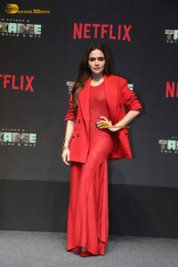 Taskaree Trailer Launch attended by Emraan Hashmi, Zoya Afroz, Amruta Khanvilkar, and Sharad Kelkar