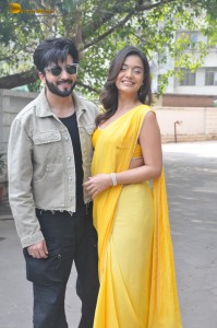Dheeraj Dhoopar, Divya Agarwal, and Nargis Fakhri promote Tatlubaaz on November 17, 2023