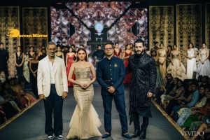 Movie Stars such as Aditi Rao Hydari, Lakshmi Manchu, and Vedika walked the ramp for the 'Teach for Change Annual Fundraiser'