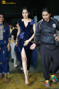 Indian actress tejasswi prakash ravishing looks in a blue dress