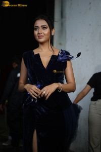 Indian actress tejasswi prakash ravishing looks in a blue dress