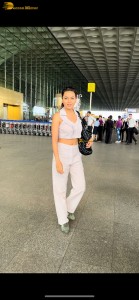 actress Tejasswi Prakash stylish looks at airport