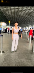 actress Tejasswi Prakash stylish looks at airport