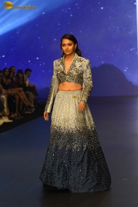 actress tejasswi prakash ramp walk at a fashion show