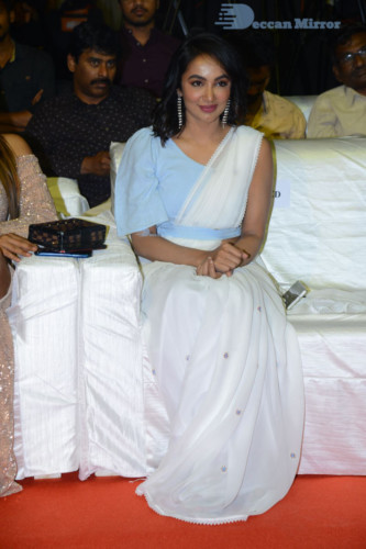 Telugu Actress Tejaswi Madivada at a movie function