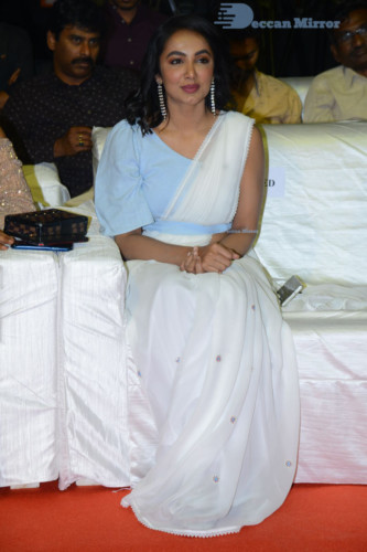 Telugu Actress Tejaswi Madivada at a movie function