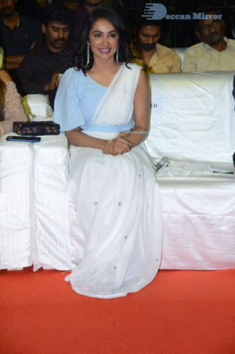 Telugu Actress Tejaswi Madivada at a movie function