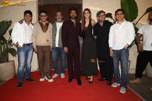 Tere Ishk Mein Success Party attended by Dhanush, Kriti Sanon, Bhushan Kumar, and others