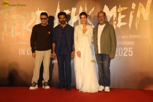 Tere Ishk Mein Trailer Launch attended by Dhanush, Kriti Sanon, Bhushan Kumar, and others