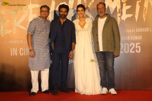Tere Ishk Mein Trailer Launch attended by Dhanush, Kriti Sanon, Bhushan Kumar, and others