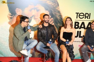 Teri Baaton Mein Aisa Uljha Jiya Trailer Launch attended by Shahid Kapoor and Kriti Sanon