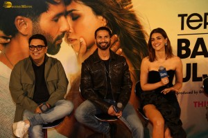 Teri Baaton Mein Aisa Uljha Jiya Trailer Launch attended by Shahid Kapoor and Kriti Sanon