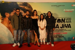 Teri Baaton Mein Aisa Uljha Jiya Trailer Launch attended by Shahid Kapoor and Kriti Sanon