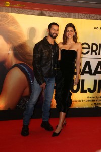 Teri Baaton Mein Aisa Uljha Jiya Trailer Launch attended by Shahid Kapoor and Kriti Sanon