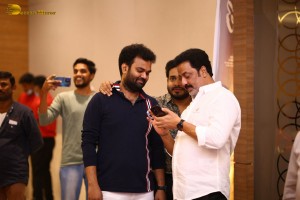 Pre-Release Function of the film Thaggede Le - attended by Naveen Chandra, Ananya Raj and Divya Pillai