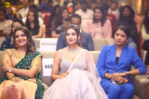 Pre-Release Function of the film Thaggede Le - attended by Naveen Chandra, Ananya Raj and Divya Pillai