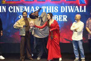 Thamma Trailer Launch attended by Ayushmann Khurrana and Shraddha Kapoor