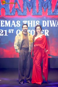 Thamma Trailer Launch attended by Ayushmann Khurrana and Shraddha Kapoor