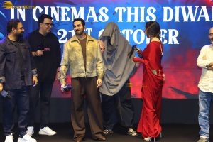 Thamma Trailer Launch attended by Ayushmann Khurrana and Shraddha Kapoor