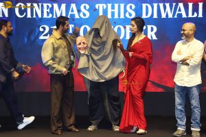 Thamma Trailer Launch attended by Ayushmann Khurrana and Shraddha Kapoor