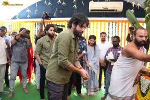 Thandel movie launch attended by Naga Chaitanya, Sai Pallavi, Nagarjuna, Venkatesh, and Allu Aravind