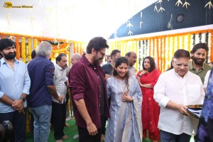 Thandel movie launch attended by Naga Chaitanya, Sai Pallavi, Nagarjuna, Venkatesh, and Allu Aravind