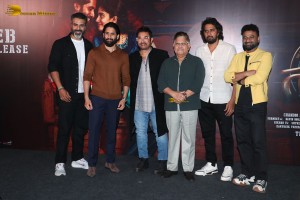 Thandel Trailer Launch attended by Naga Chaitanya, Allu Aravind, and Aamir Khan