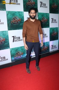 Thandel Trailer Launch attended by Naga Chaitanya, Allu Aravind, and Aamir Khan