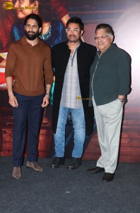 Thandel Trailer Launch attended by Naga Chaitanya, Allu Aravind, and Aamir Khan