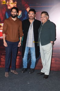 Thandel Trailer Launch attended by Naga Chaitanya, Allu Aravind, and Aamir Khan