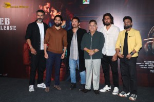 Thandel Trailer Launch attended by Naga Chaitanya, Allu Aravind, and Aamir Khan