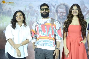 Thangalaan Press Meet attended by Vikram, Malavika Mohanan, and Parvathy Thiruvothu