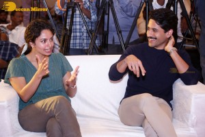 Telugu movie Thank You Press meet attended by Naga Chaitanya and Malvika Nair