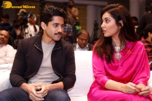 Naga Chaitanya and Raashi Khanna attend the trailer launch of the Telugu Film 'Thank You'