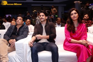 Naga Chaitanya and Raashi Khanna attend the trailer launch of the Telugu Film 'Thank You'