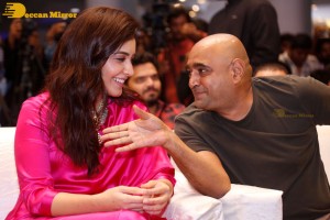 Naga Chaitanya and Raashi Khanna attend the trailer launch of the Telugu Film 'Thank You'