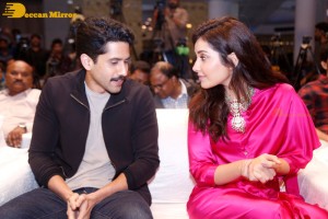 Naga Chaitanya and Raashi Khanna attend the trailer launch of the Telugu Film 'Thank You'