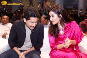 Naga Chaitanya and Raashi Khanna attend the trailer launch of the Telugu Film 'Thank You'