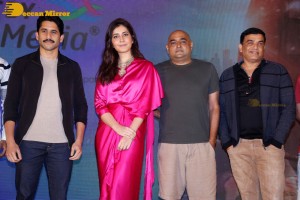 Naga Chaitanya and Raashi Khanna attend the trailer launch of the Telugu Film 'Thank You'
