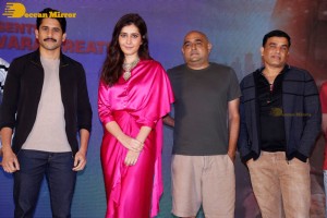 Naga Chaitanya and Raashi Khanna attend the trailer launch of the Telugu Film 'Thank You'
